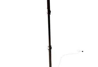 Art Deco Patinated Wrought Iron Floor Lamp, 1930s